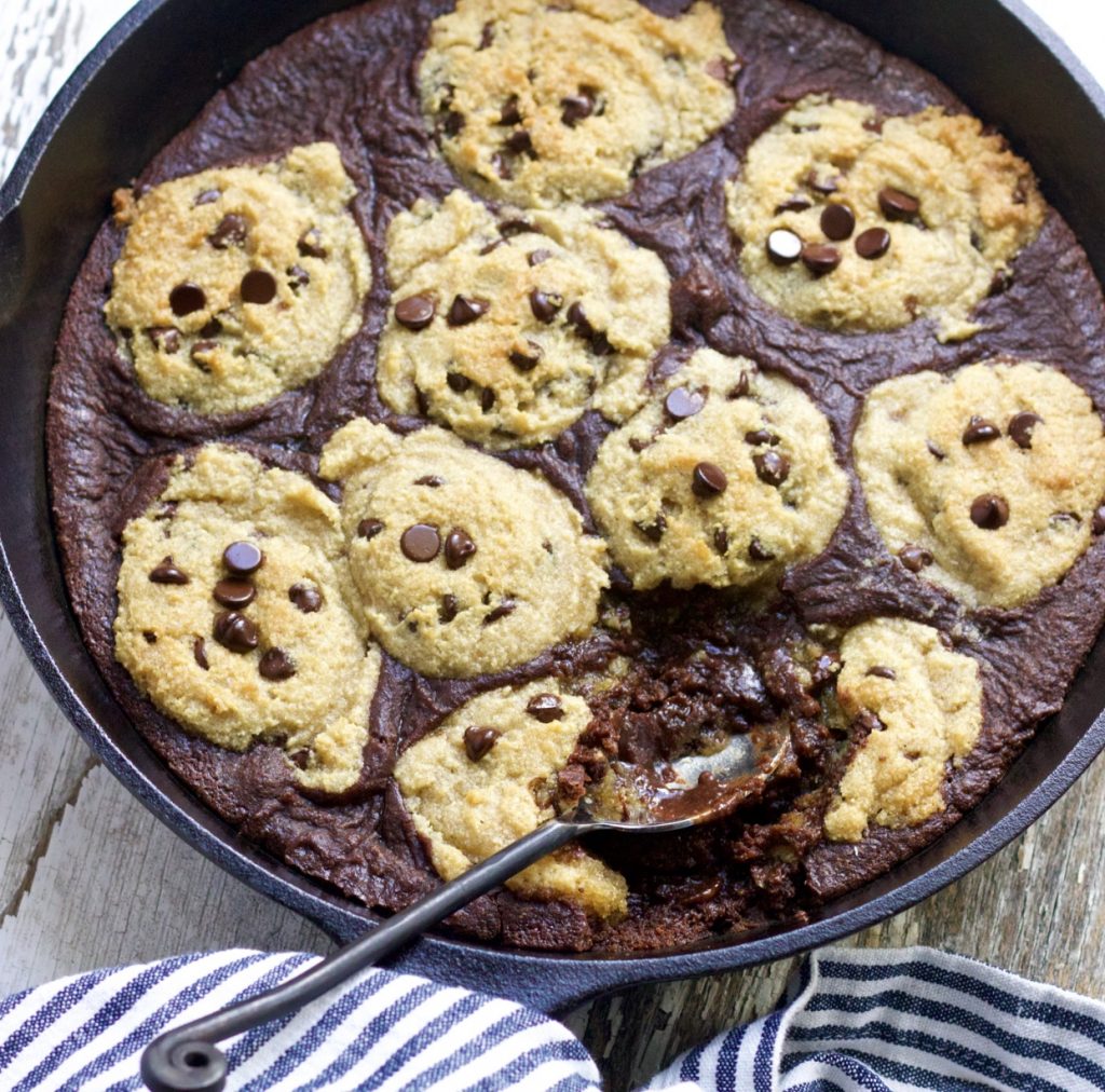 Keto Skillet Brookie.