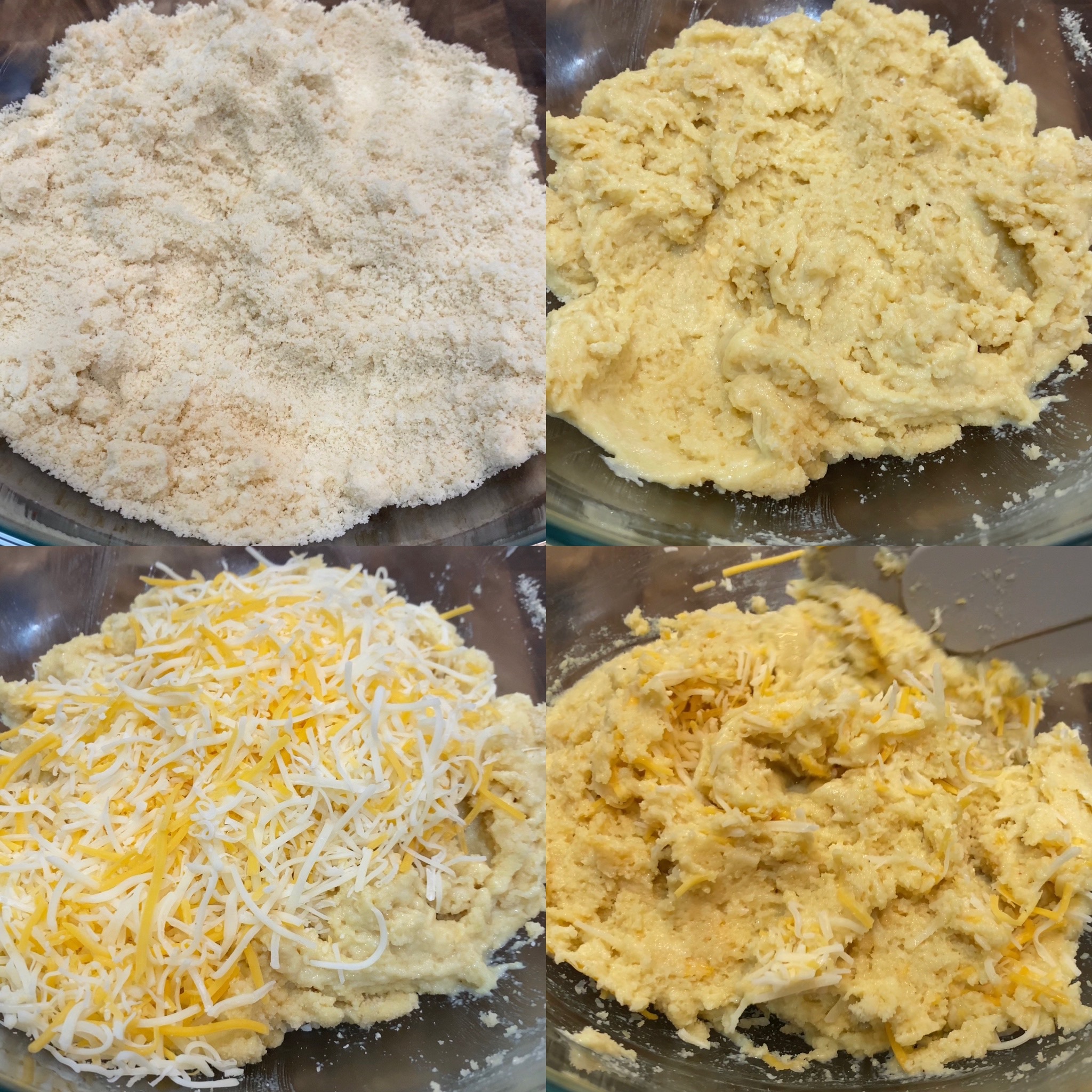 ingredients for cheese biscuits.