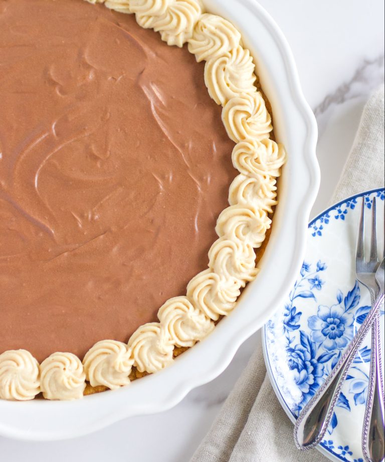 Keto Copycat Costco Peanut Butter Chocolate Pie Natasha's Southern Flavor