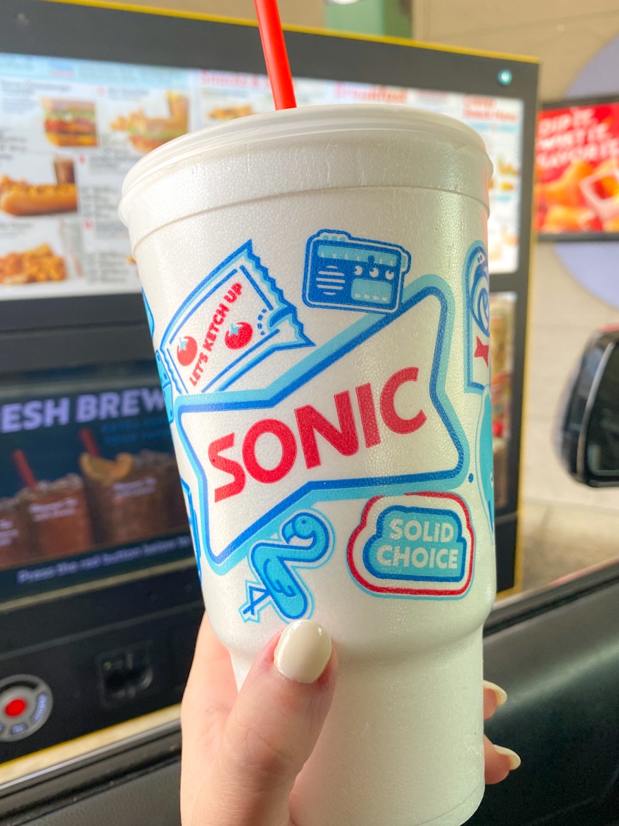 Diet cherry limeade from Sonic.
