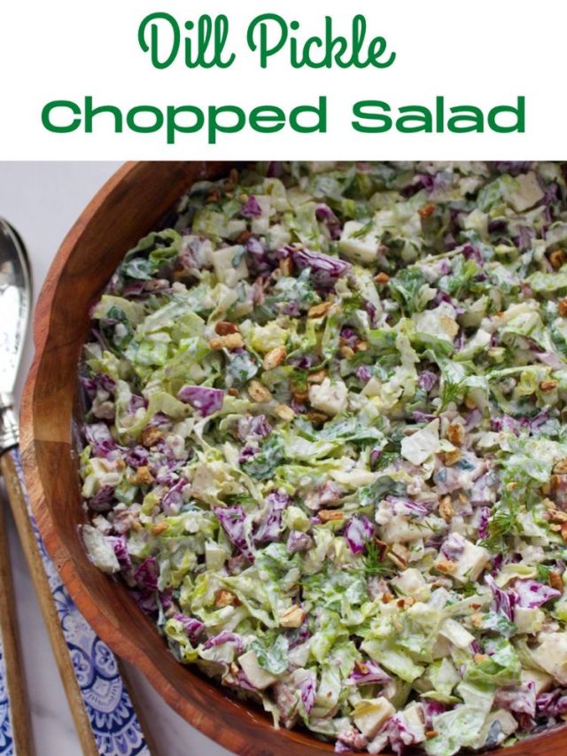 Dill Pickle Chopped Salad