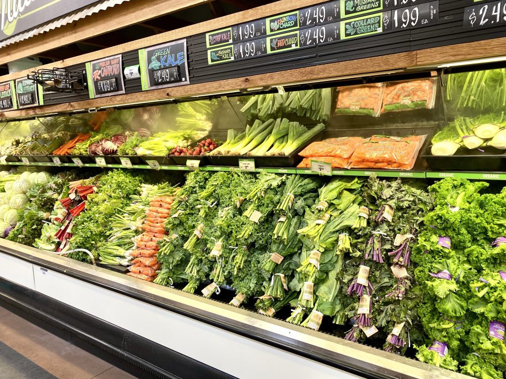 Produce section at Sprouts Farmers Market store.