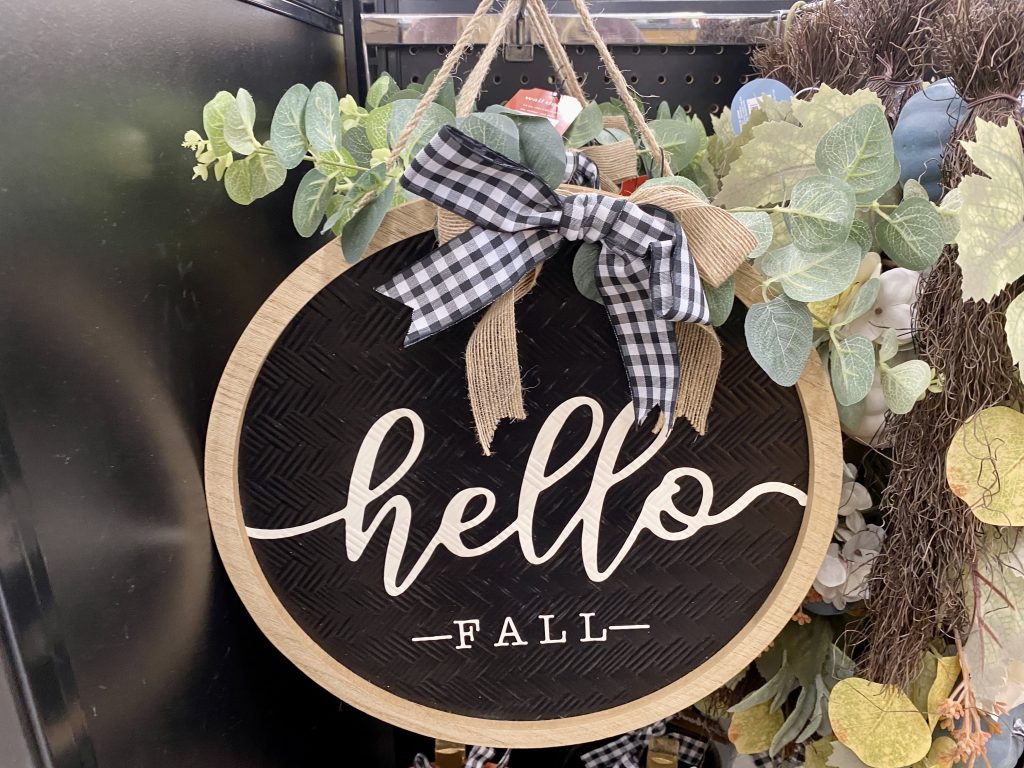 Fall Wall Hanging at Big Lots.