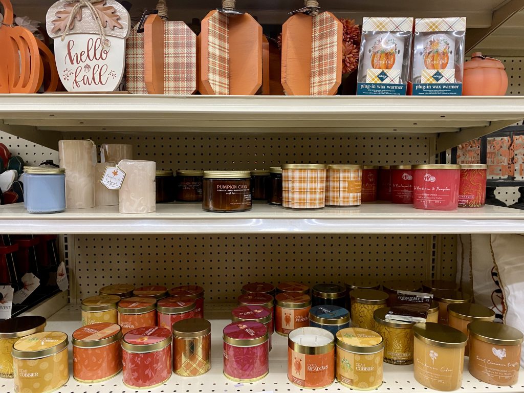 Isle of fall candles at big lots. 