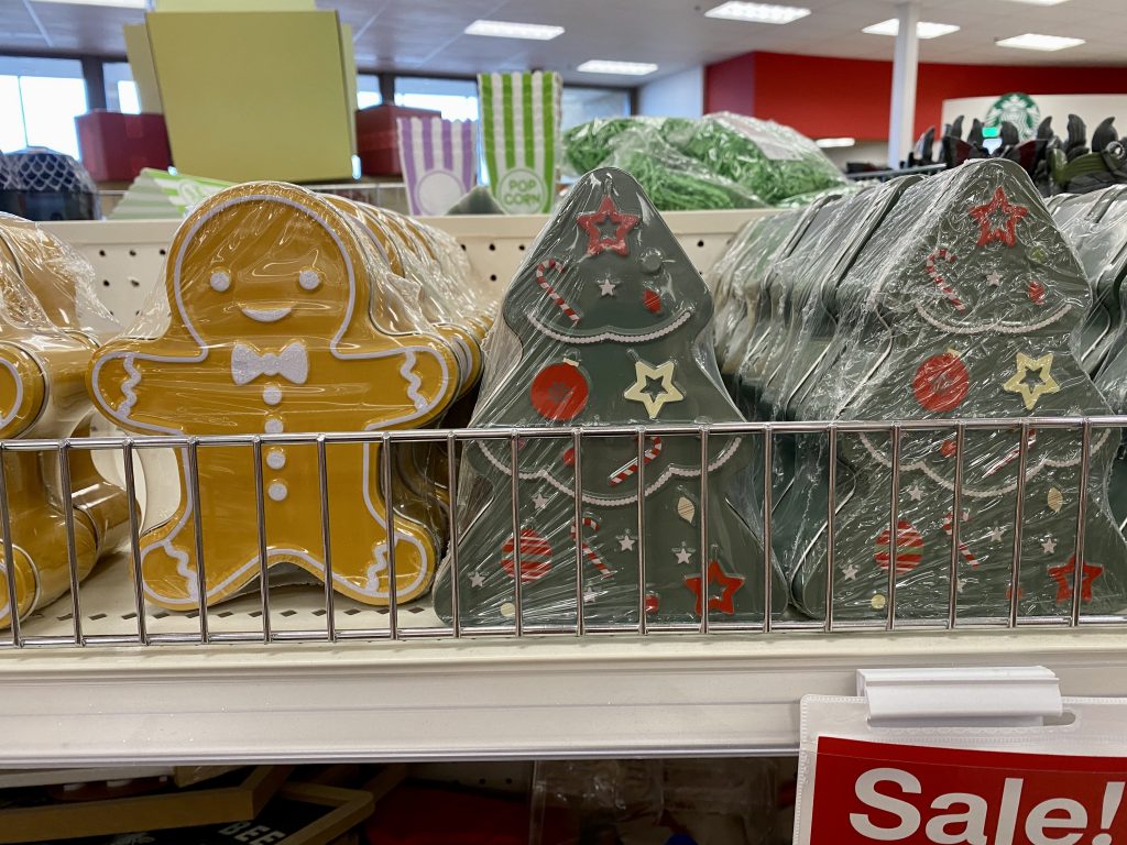 Christmas candy tins at target.