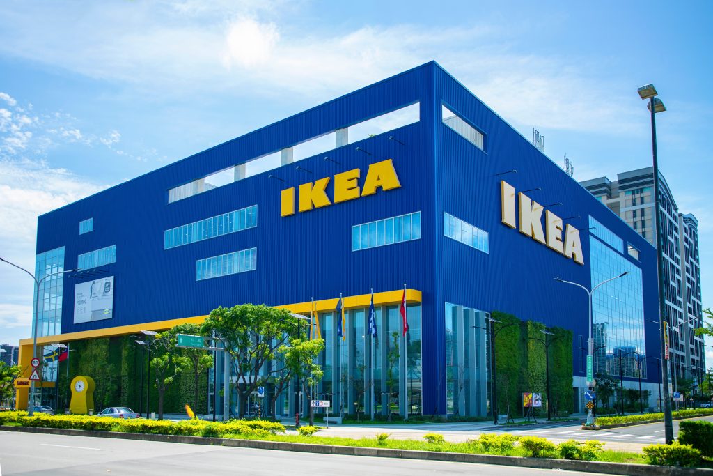 Front of store, Ikea.