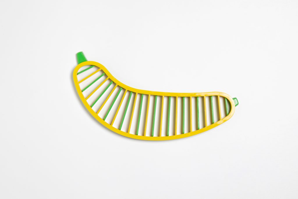 Yellow and green Banana slicer.