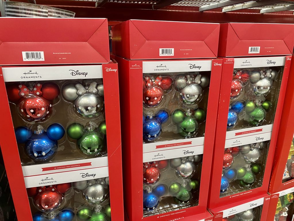 disney christmas ornaments at Sam's Club.