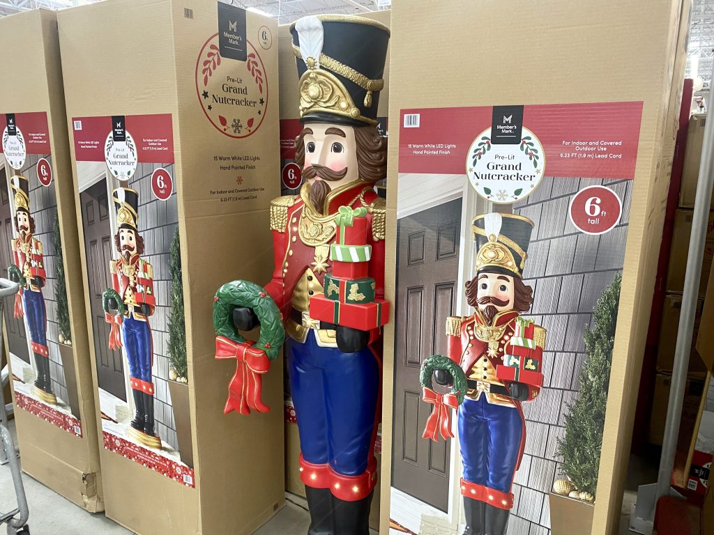 Christmas nutcrackers at sam's club.