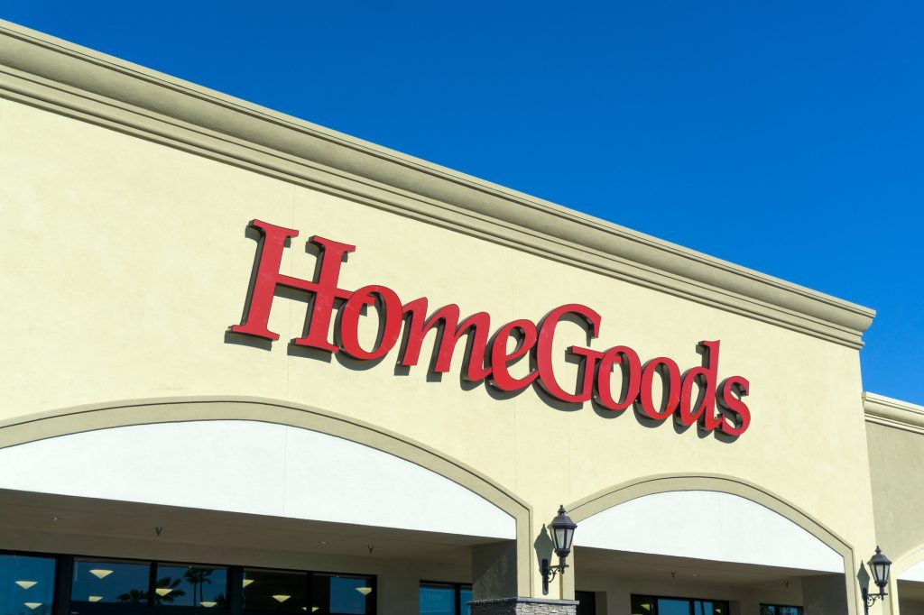 Homegoods sign