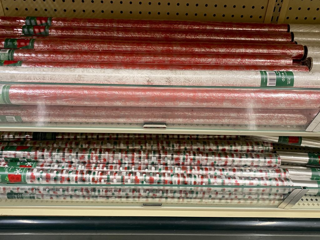 Wrapping paper at hobby lobby.
