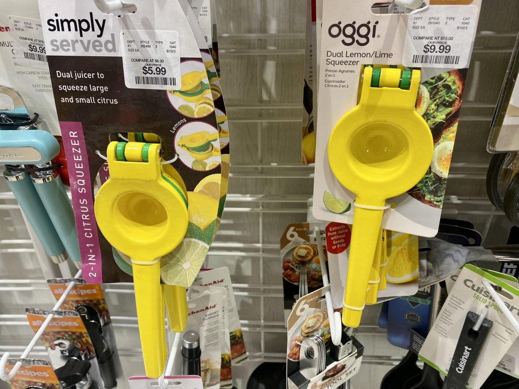 Citrus press tool at homegoods.