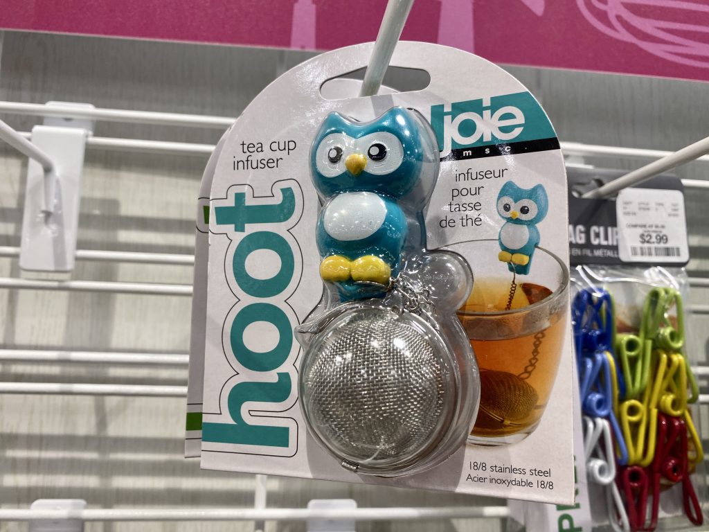 Owl tea diffuser at homegoods.
