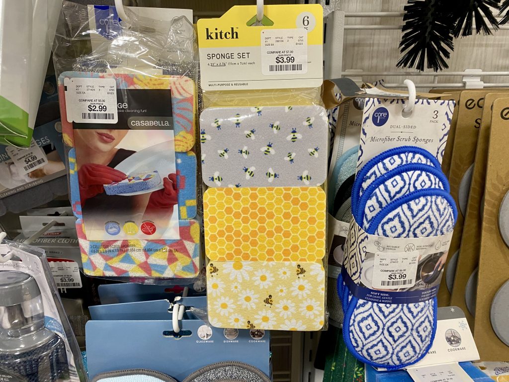 kitchen sponges at homegoods.