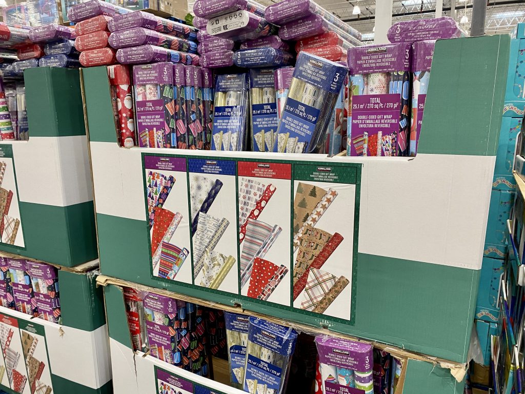 Costco wrapping deals paper