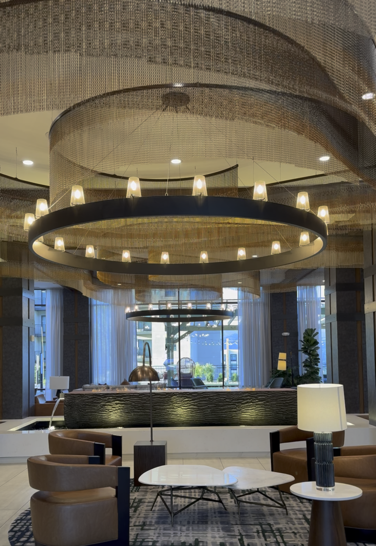 lobby at embassy suites.